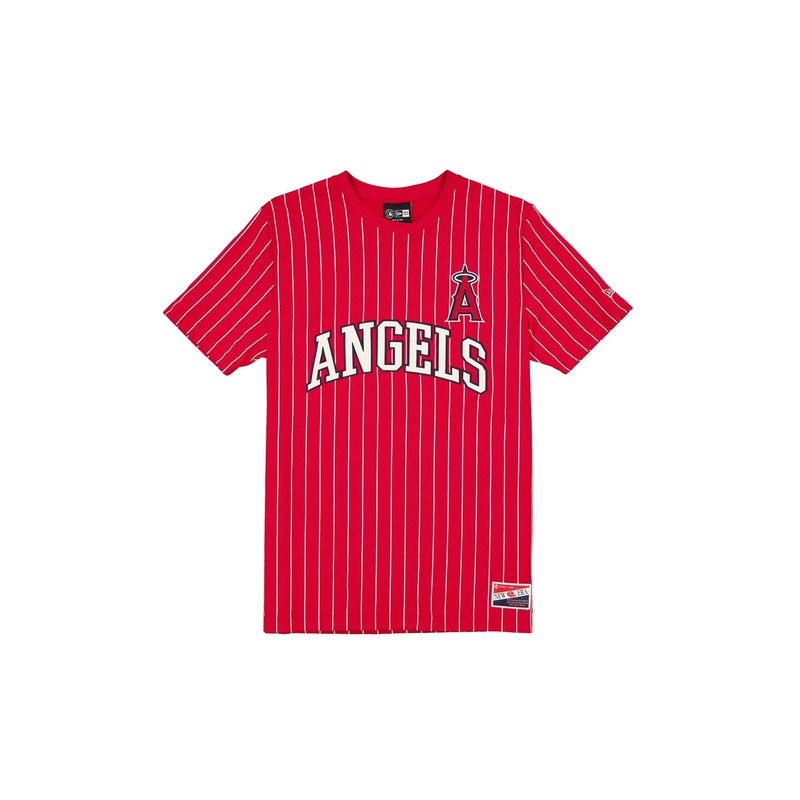 Los Angeles Angels Throwback Pinstripe Wordmark T-Shirt S