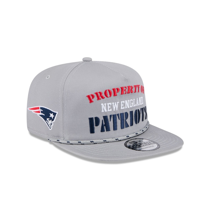 New England Patriots Vintage Gray Rope Golfer Hat One Size