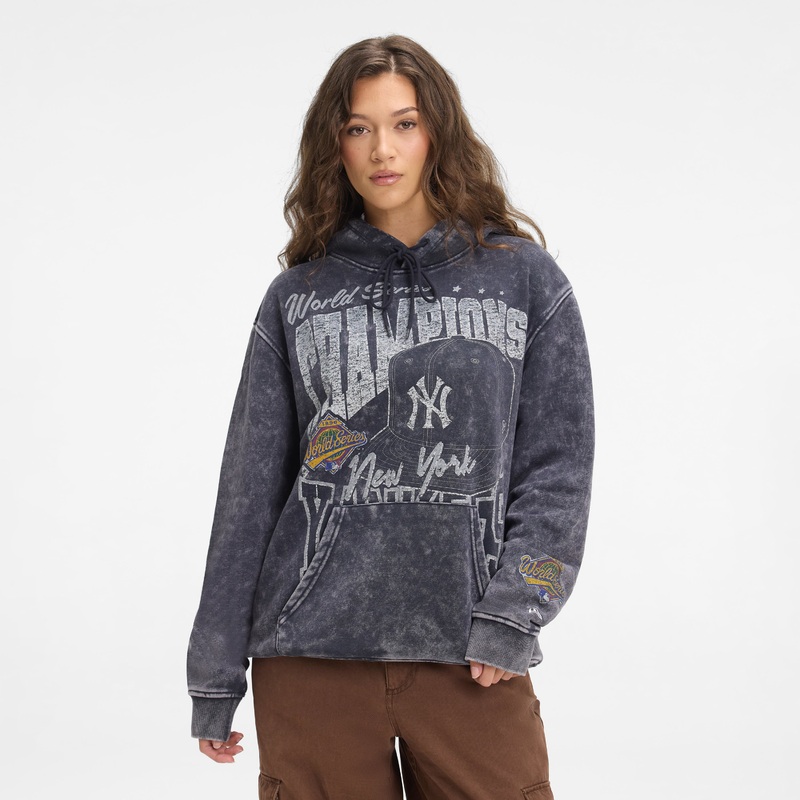 New York Yankees Sport Classics Washed Hoodie S