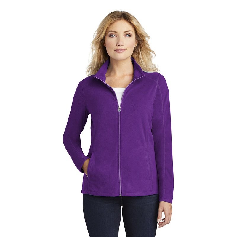 Port Authority L223 Ladies Microfleece Jacket Amethyst Purple XS