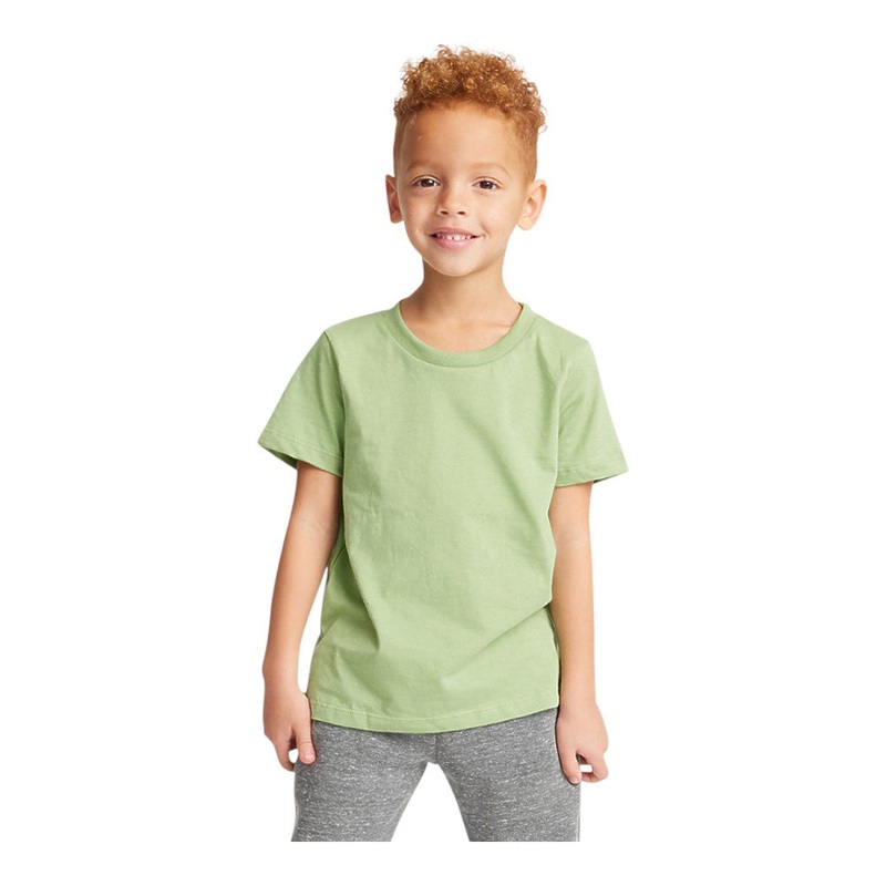 Royal Apparel Toddler Organic Cotton Short Sleeve T-Shirt  Style 5061ORG Made in USA Avocado S