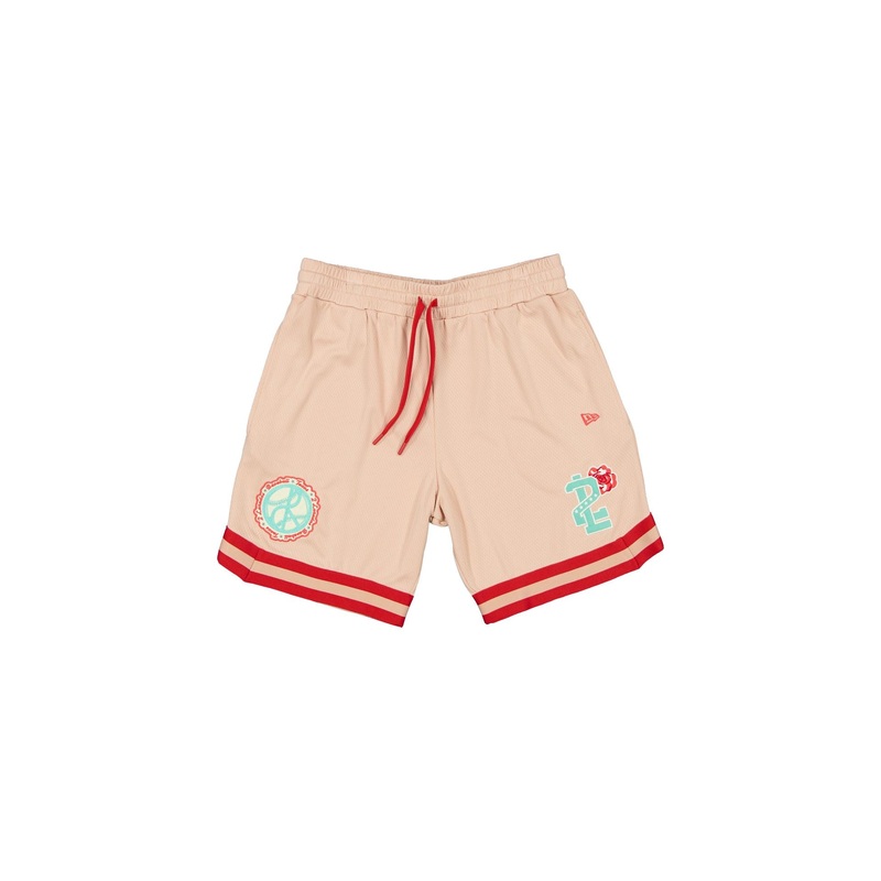 Tecolotes de los Dos Laredos Pale Pink Floral Shorts S