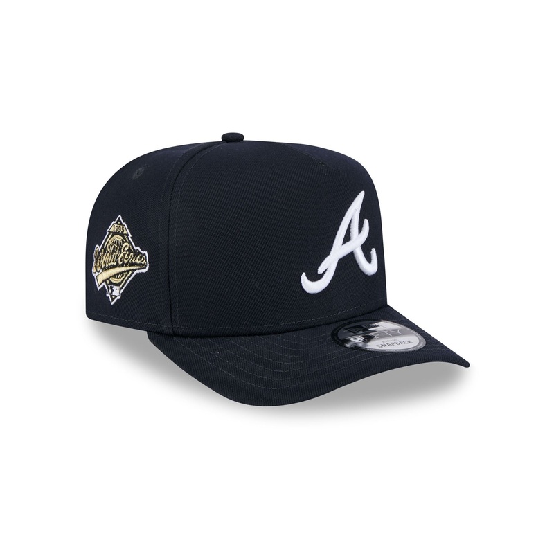 Atlanta Braves Sidepatch 9FIFTY A-Frame Snapback Hat One Size