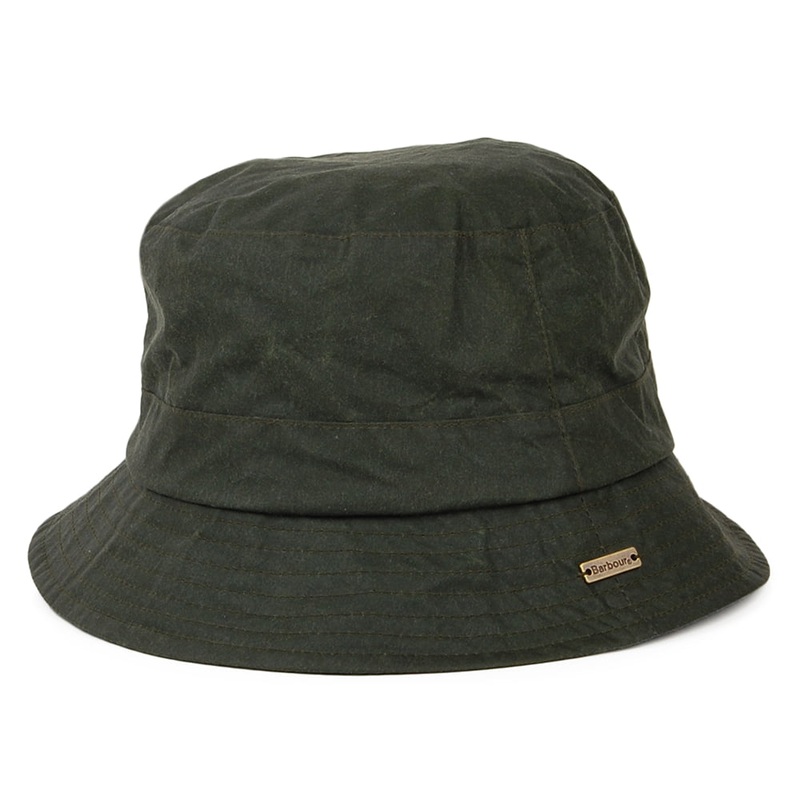 Barbour Hats Lightweight Cotton Bucket Hat – Olive S