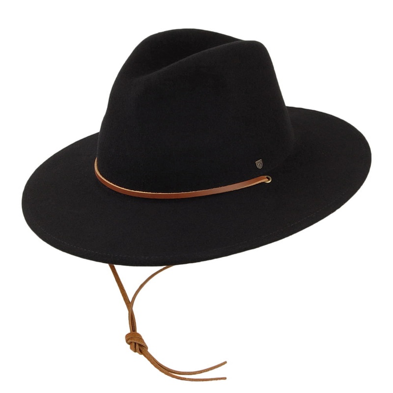 Brixton Hats Field Outback Hat – Black Small-56cm