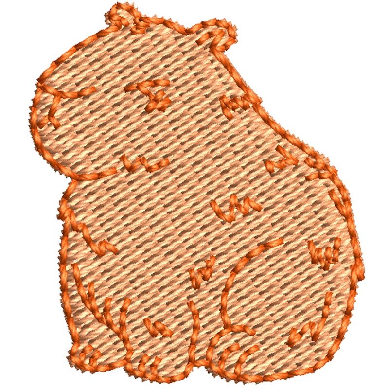 Cartoon Guinea Pig Cartoon Guinea Pig One Size