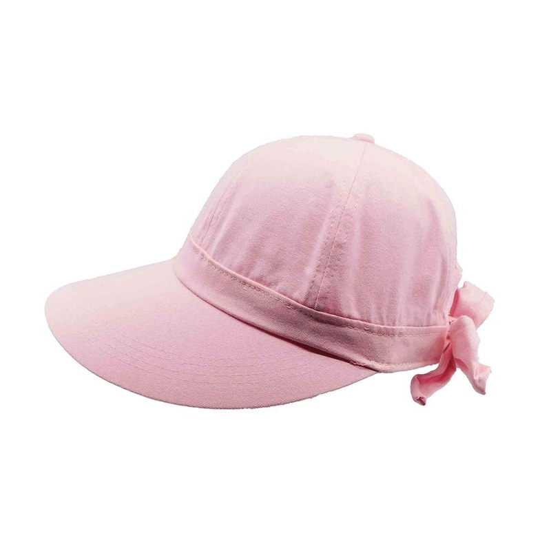Cotton Facesaver Cap for Small Heads – Milani Hats Pink Extra-Small (50-54 cm)