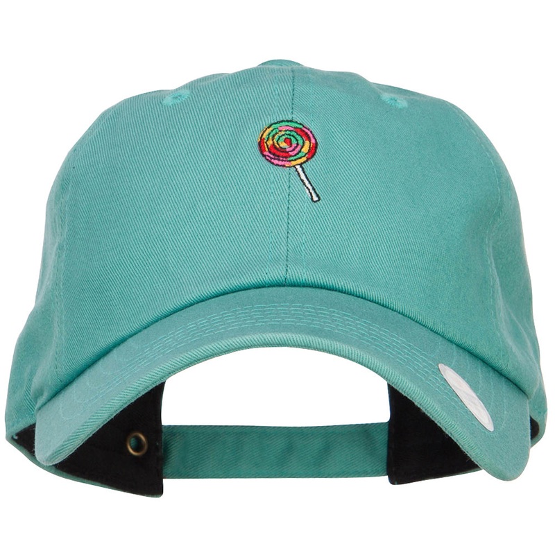 Mini Lollipop Embroidered Unstructured Cap Mint One Size