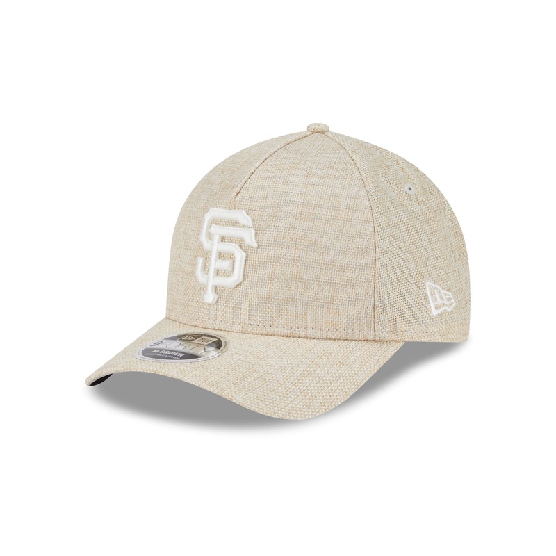 San Francisco Giants Cotton Weave Stone 9FORTY M-Crown A-Frame Snapback Hat One Size