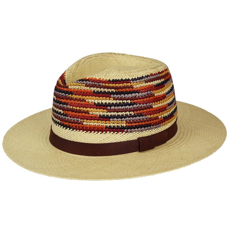 Tasmin Panama Fedora Natural Multi S