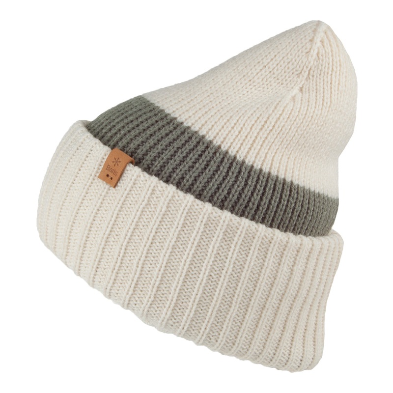 Barts Hats Liss Oversized Beanie Hat – Cream 1-Size