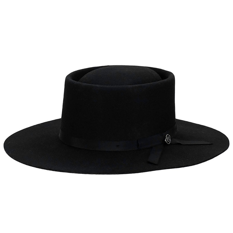 Ciao Bella Hand Crafted Wool Felt Gaucho Hat – Biltmore Hats Black OS