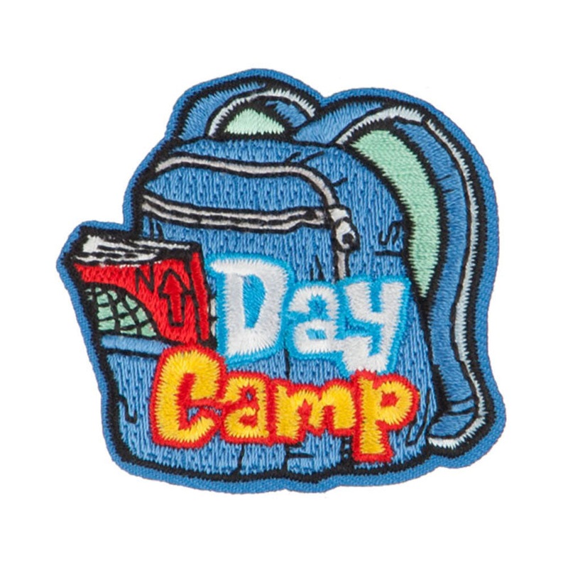 Day Camp Outdoor Patches Blue One Size
