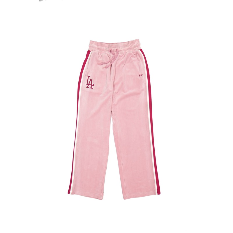 Los Angeles Dodgers Women’s Cosmetic Pink Velour Track Pants XS