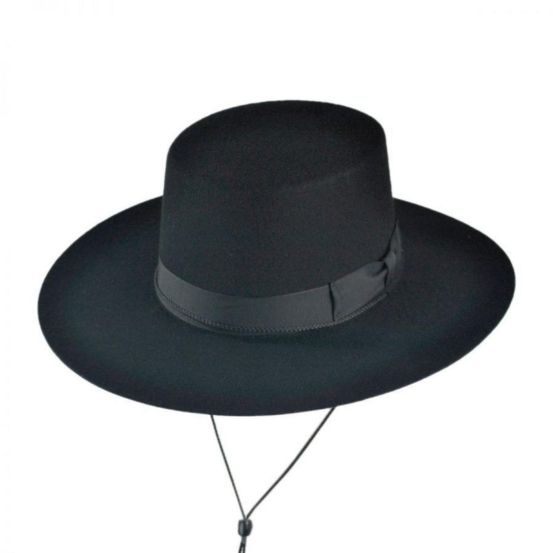 Made in the USA – Classics Wool Felt Bolero Hat BLACK S