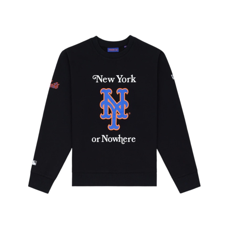 New York or Nowhere x New York Mets Black Crewneck XS