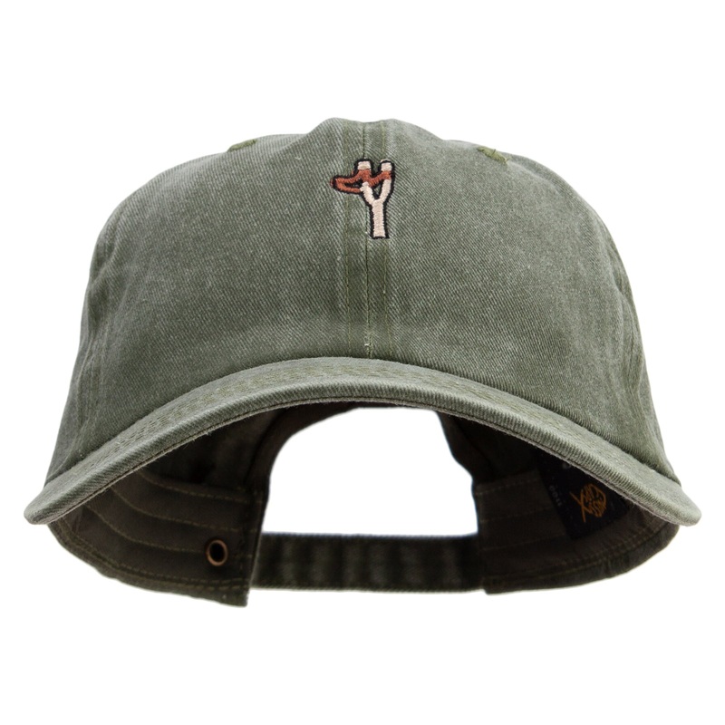 Slingshot Logo Cotton Twill Premium Pigment Dyed Cap Olive One Size