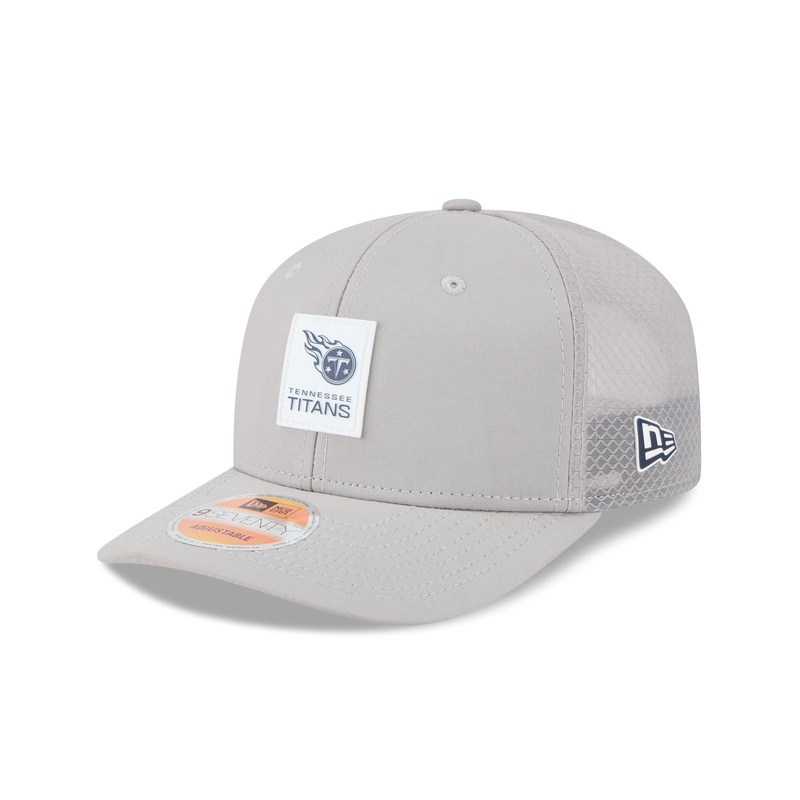 Tennessee Titans 2025 Sideline Hot Weather Gray 9SEVENTY Trucker Hat One Size