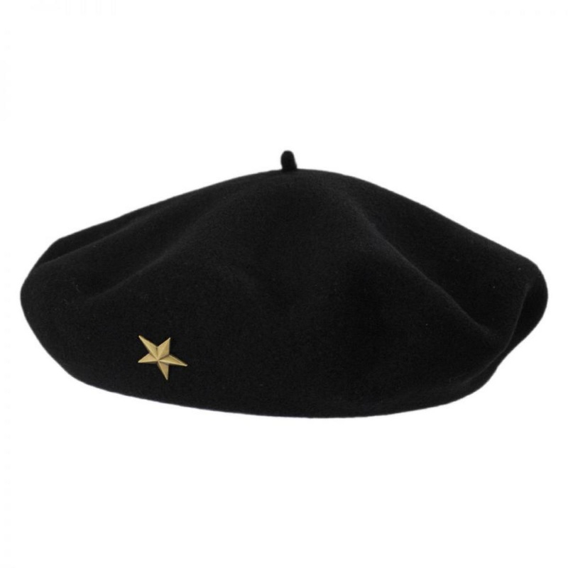 Che Guevara Wool Basque Beret NOIR 56cm
