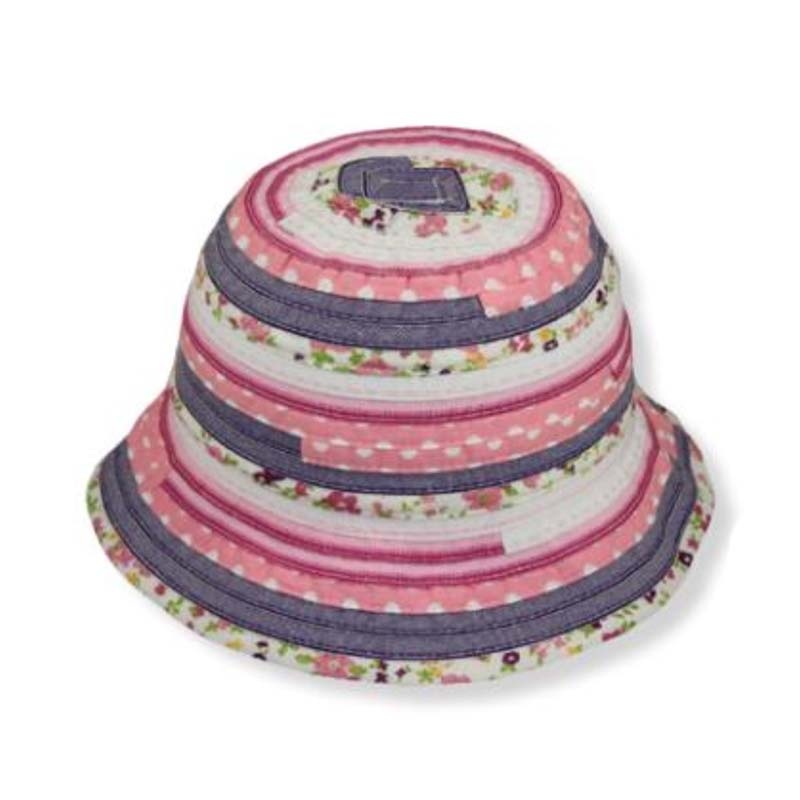 Extra Small Size Quilted Bucket Hat – JSA Kid’s Pink Extrra-Small