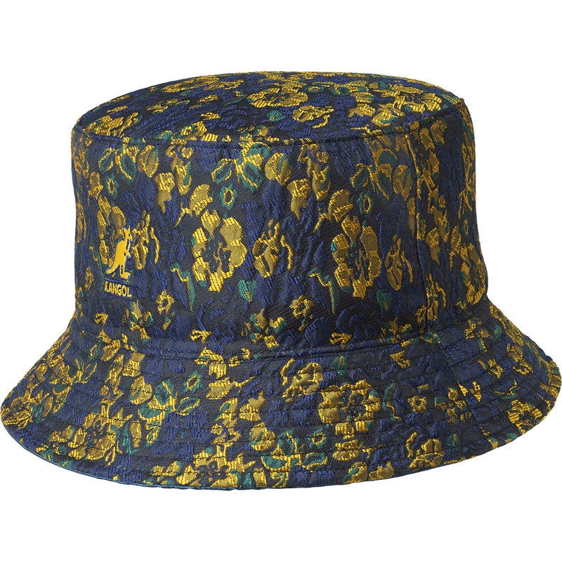 Floral Jacquard Rev Bucket Cranberry L