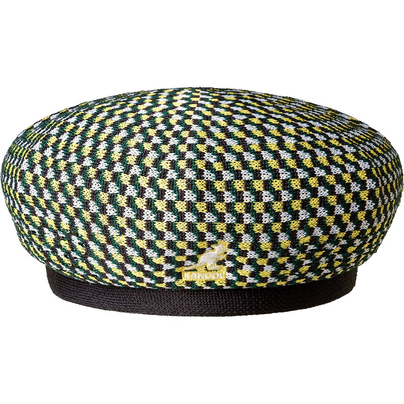 Geo Board Beret Digital Lavender S