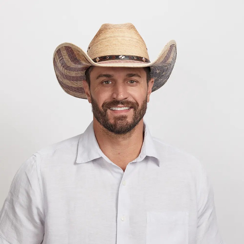 Liberty | Mens Mexican Palm Straw Cowboy Hat Natural MD
