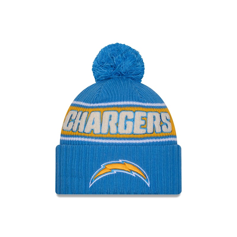 Los Angeles Chargers 2024 Cold Weather Sport Pom Knit Hat One Size