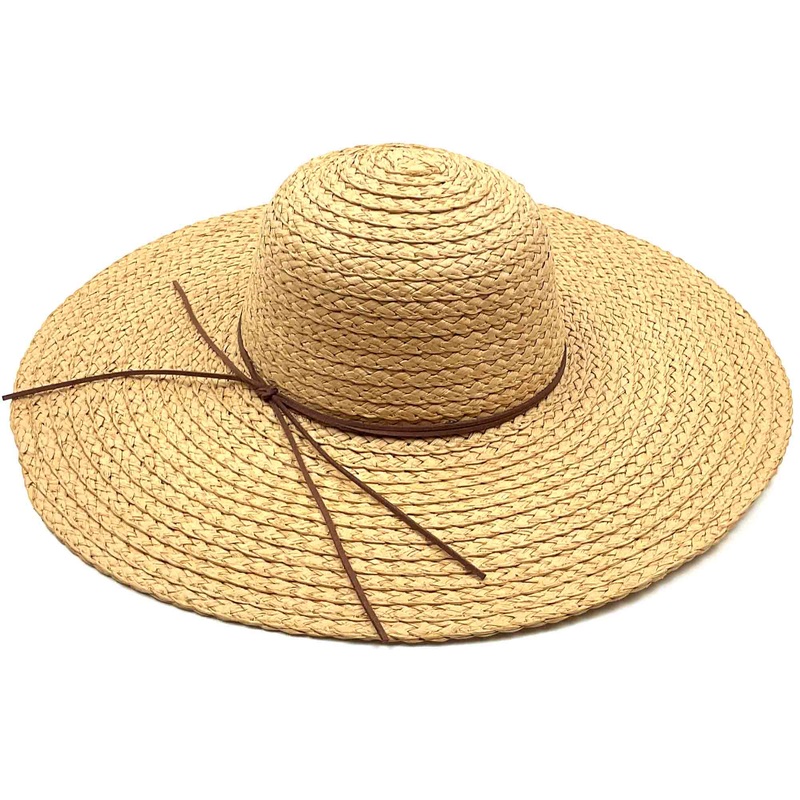 Wide Brim Braided Floppy Beach Hat for Large Heads – Fadivo Hats Toast Large (58.5 cm)