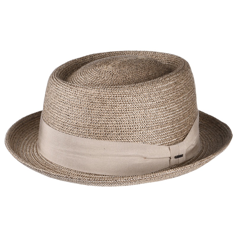 Bailey Hats Waits Pork Pie Hat – Beige-Multi S