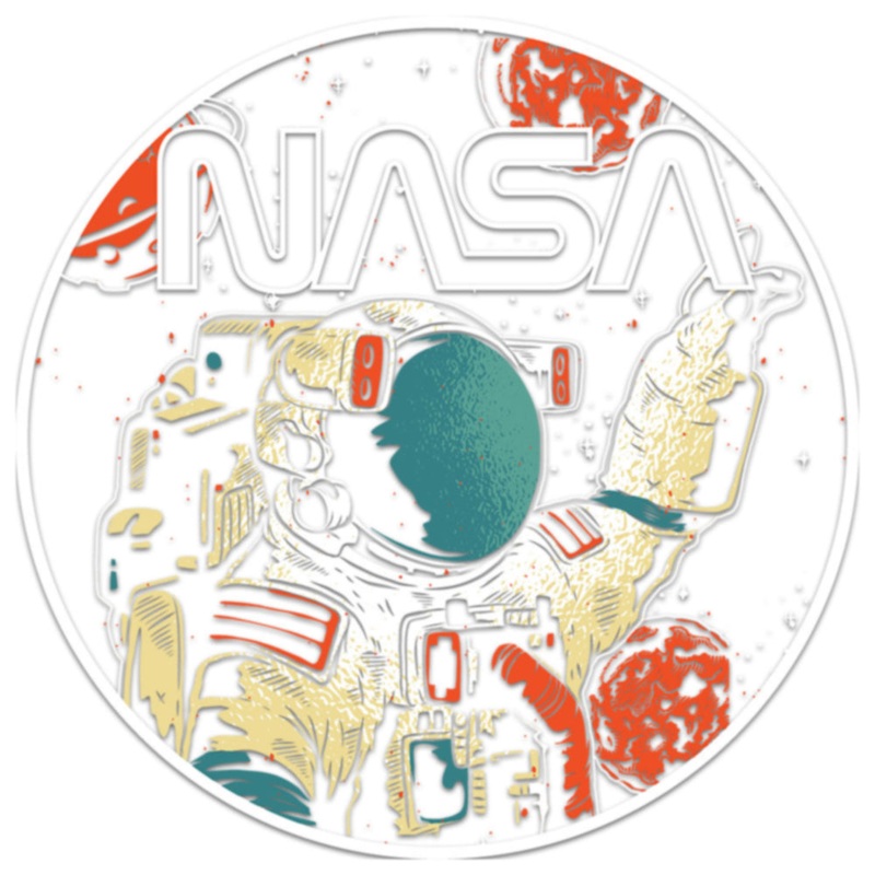Black Nasa Space Journey Default Title One Size