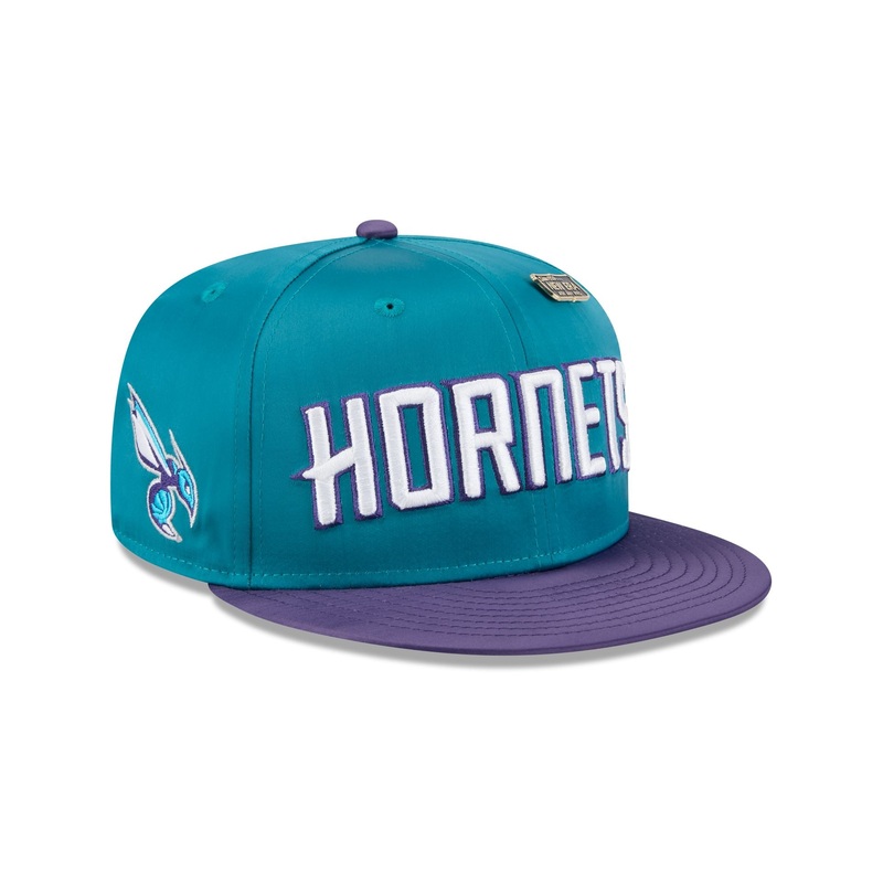 Charlotte Hornets Spring Satin 59FIFTY Fitted Hat 7
