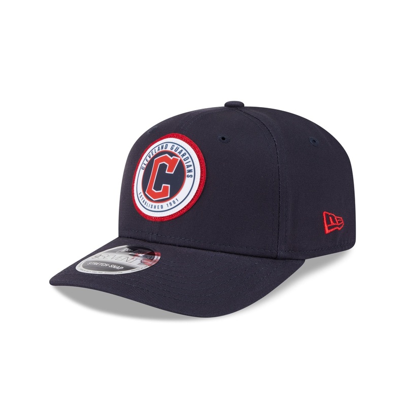 Cleveland Guardians Circle Patch 9SEVENTY Stretch-Snap Hat One Size
