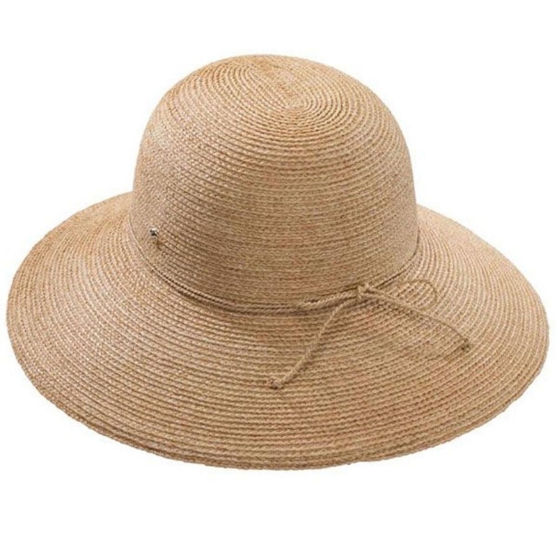 Delphina Raffia Straw Braid Swinger Sunhat NOUGAT ONE SIZE FITS MOST