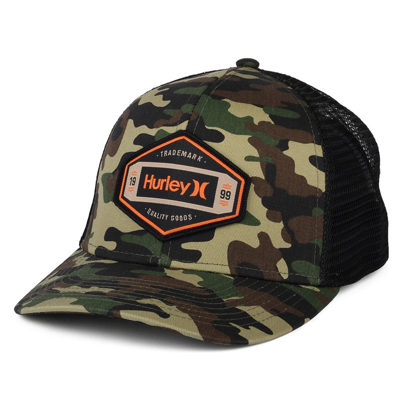 Hurley Hats Brighton Trucker Cap – Camouflage Adjustable