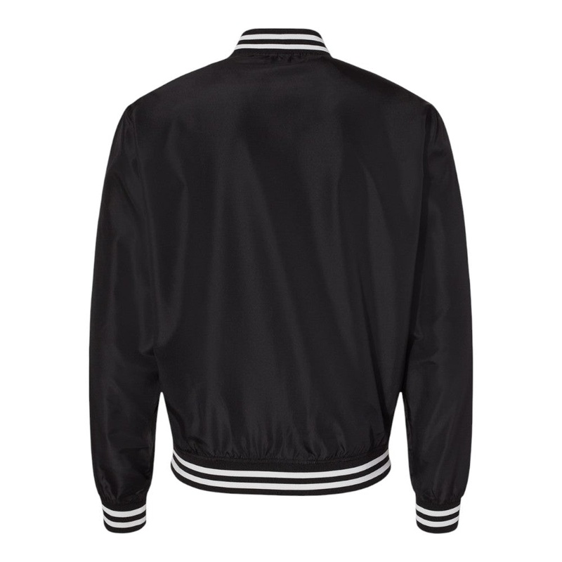 Independent Trading Co EXP52BMR Unisex Lightweight Bomber Jacket Black XS