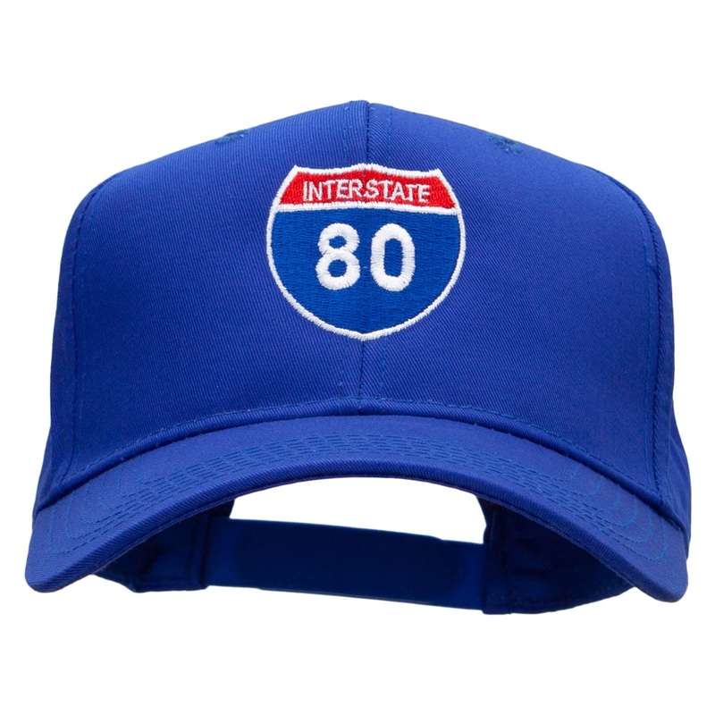 Interstate 80 Solid Cotton Twill Low Profile Snap Cap Royal One Size