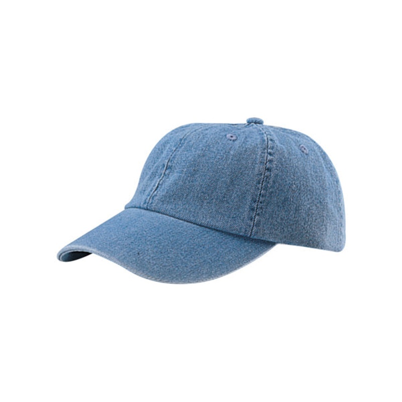 Mega Cap 7610 Washed Denim Cap Light Blue