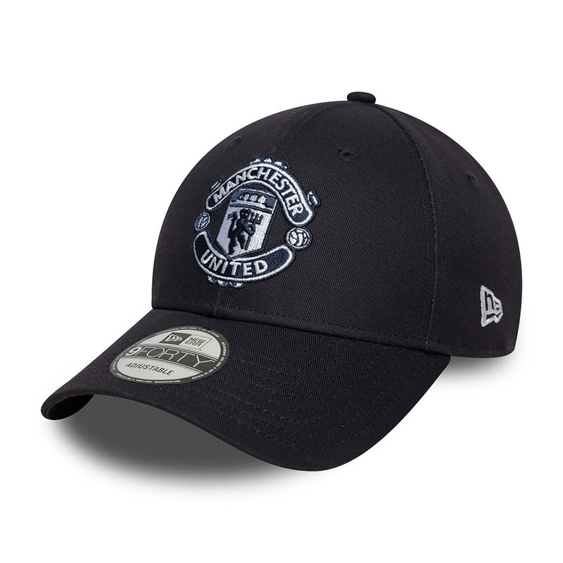 New Era 9FORTY Manchester United FC Baseball Cap – Seasonal – Navy On Navy Adjustable