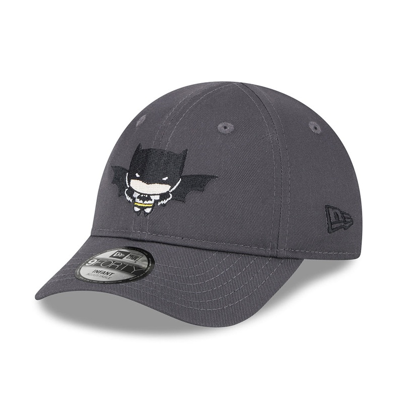 New Era Baby 9FORTY Batman Baseball Cap – Chibi DC Comics – Graphite Infant 1-Size