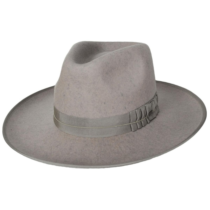 Reno Wool Felt Fedora Hat – Oatmeal OATMEAL S