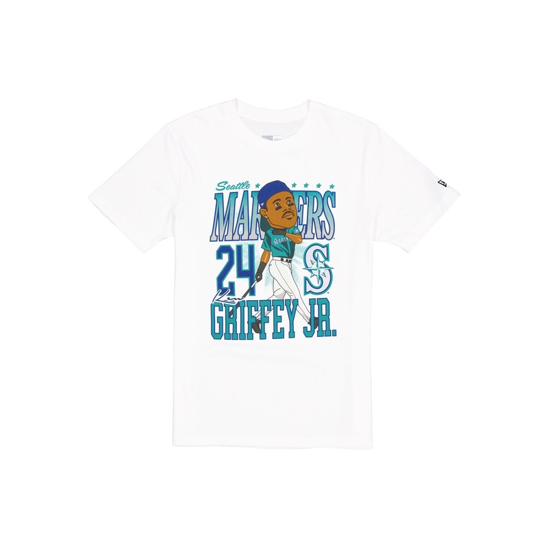 Seattle Mariners Ken Griffey Jr. Caricature T-Shirt S