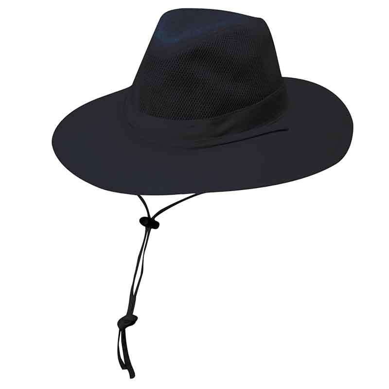 Solarweave Mesh Crown Safari Hat – DPC Outdoor Design Navy Small (55 cm)