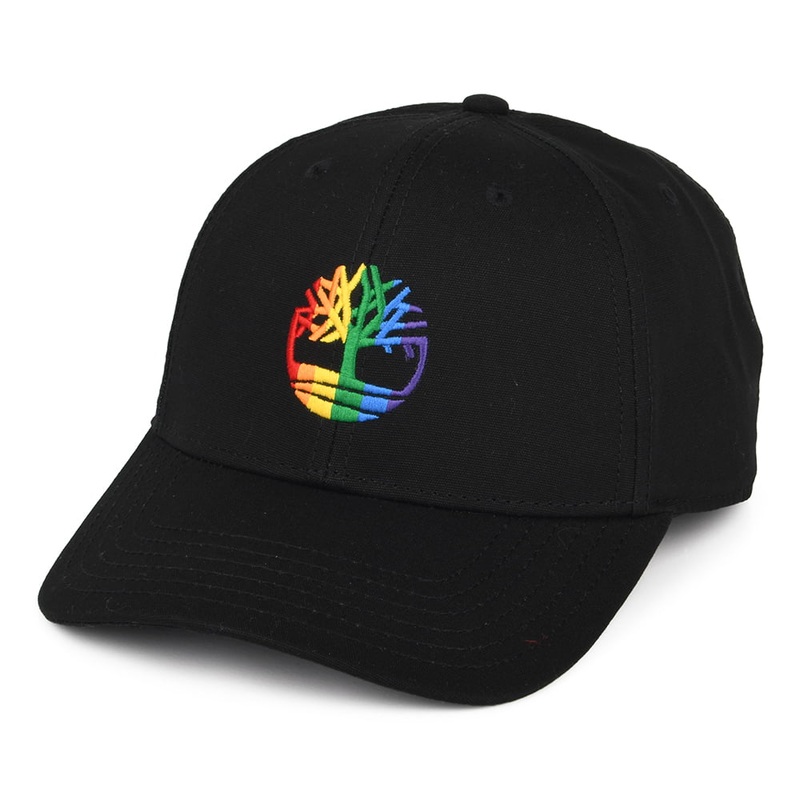 Timberland Hats Rainbow Baseball Cap – Black Adjustable