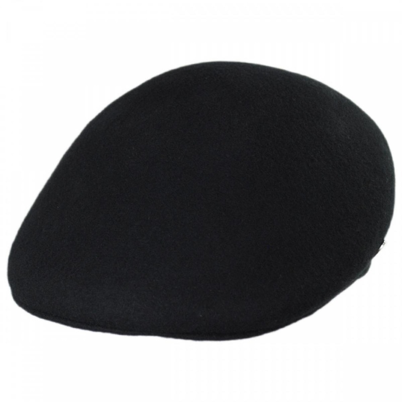 Wool Ascot Cap BLACK S
