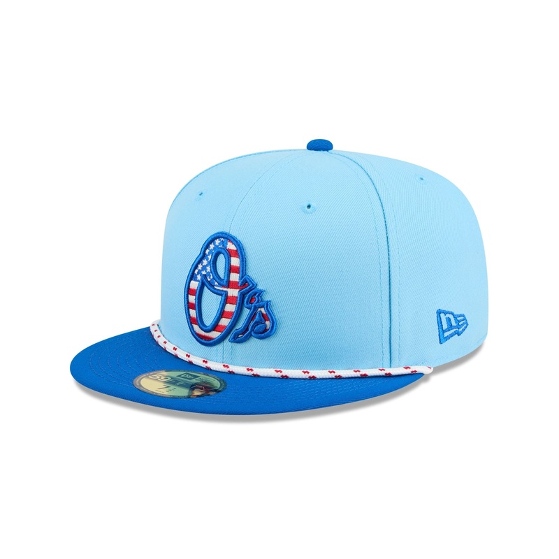 Baltimore Orioles Independence Day 2025 59FIFTY Fitted Hat 7