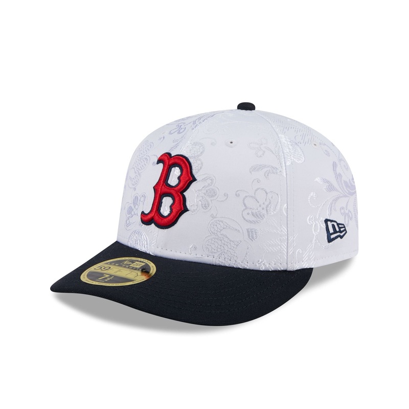 Boston Red Sox Floral Shine Low Profile 59FIFTY Fitted Hat 7