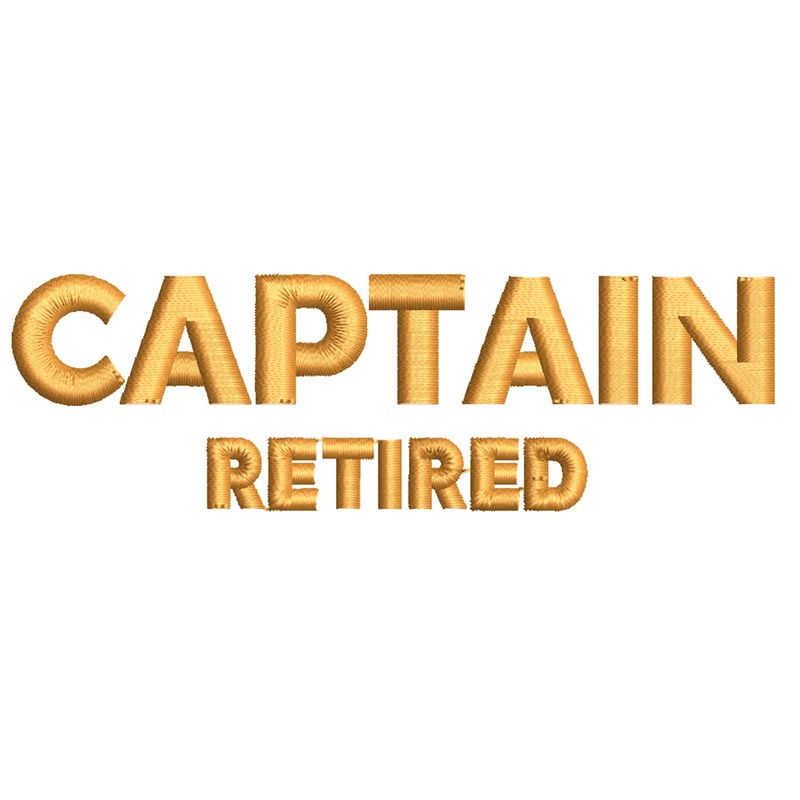 Captain Retired Captain Retired One Size