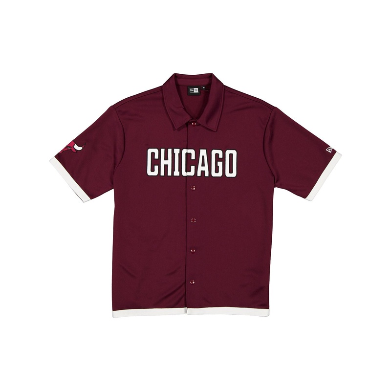 Chicago Bulls Revere Dark Red T-Shirt S