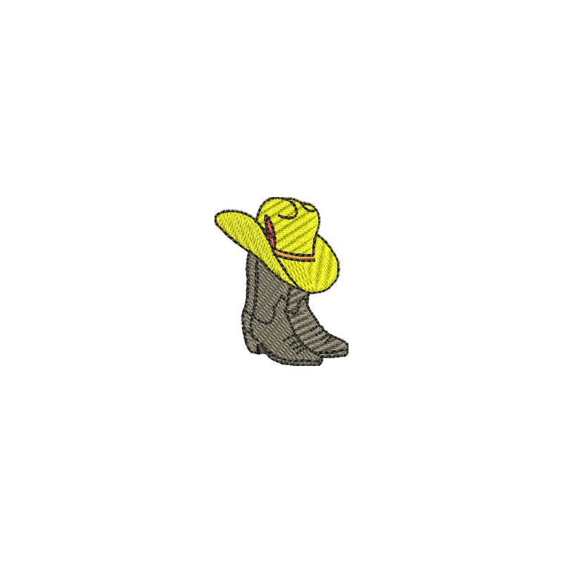 Cowboy Boots and Hat Default Title One Size